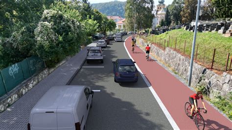 Vizualizácia cyklotrasy s odpočívadlom