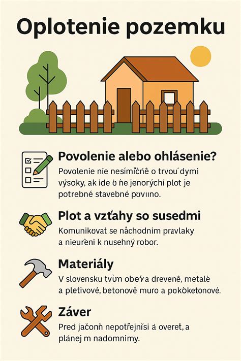 Infografika: Kedy potrebujete povolenie na plot