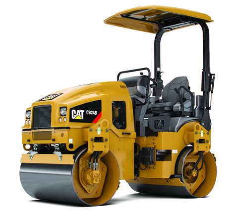 Tandemový vibračný valec pri práci na ceste