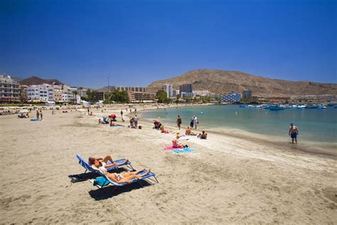 Rodinná pláž Playa de los Cristianos