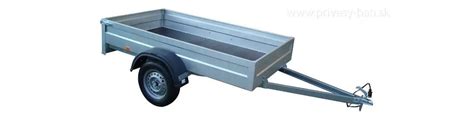 Ilustračná fotografia rôznych typov prívesných vozíkov