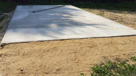 betónový podklad pre garáž