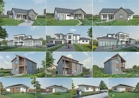Architektonické vizualizácie projektu Hájpark