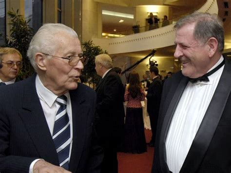 Peter Colotka a Dušan Boháč pri prezentácii projektu Novej budovy SND