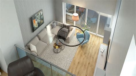 Vizualizácia interiéru domu vytvorená pomocou VR