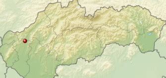 Mapa Vrbového a okolia