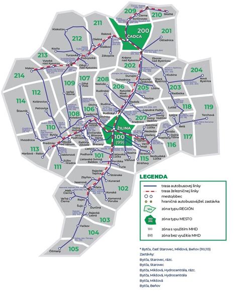 Mapa integrovanej dopravy