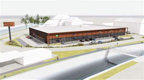 obchodné centrum s logom Diamond Reality