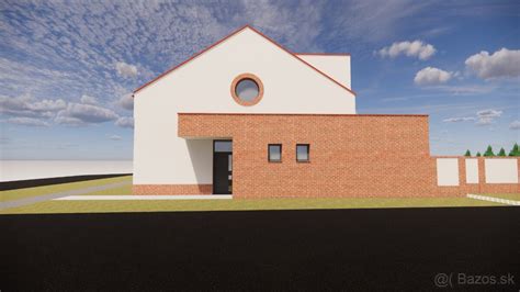 stavebný pozemok s vizualizáciou domu