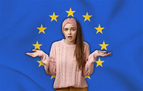 Symbol Európskej únie s prepojenými krajinami