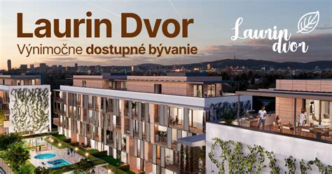 Vizualizácia obytného súboru Laurin dvor
