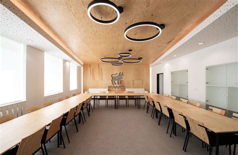 Interiér modernizovaného kultúrneho centra