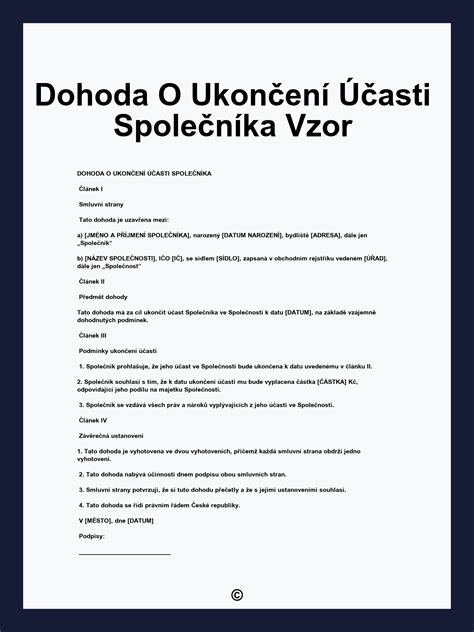 Ilustrácia dohody o urovnaní