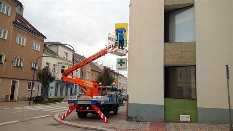 Výškové práce s plošinou