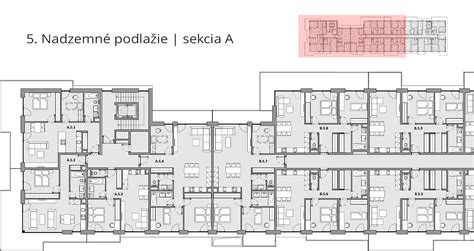 Mapa zobrazujúca rozloženie bytov, kancelárií a skladov v meste