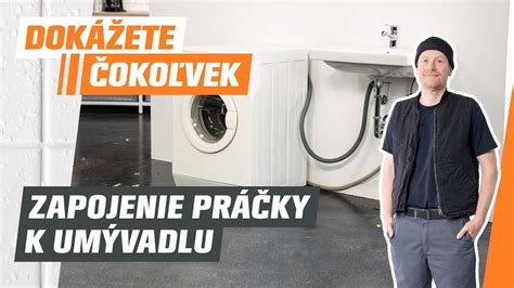 Diagram pripojenia práčky a sušičky pomocou dvojitej odpadovej prípojky