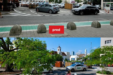 Moderná dlažba na Dunajskej ulici