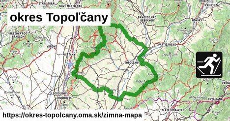 Mapa okresu Topoľčany
