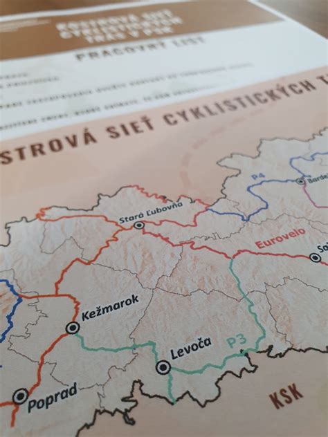 Mapa turistických a cyklistických trás v regióne Kysúc