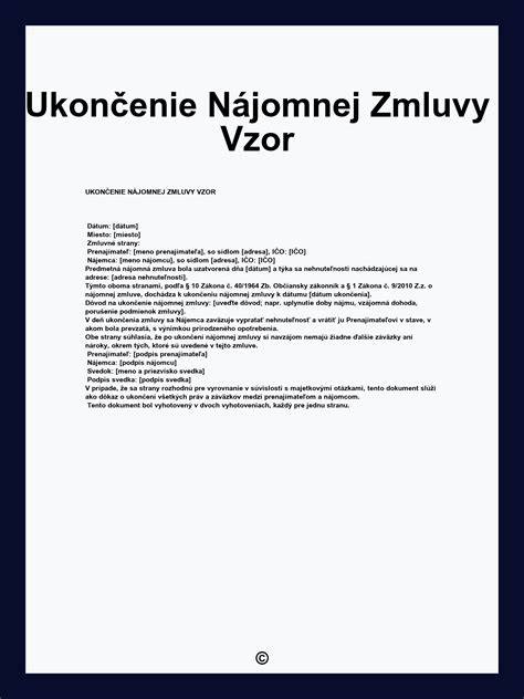 Ilustrácia nájomnej zmluvy s jasne oddelenými položkami nájomného a energií