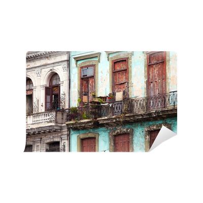 Stare balkony v meste