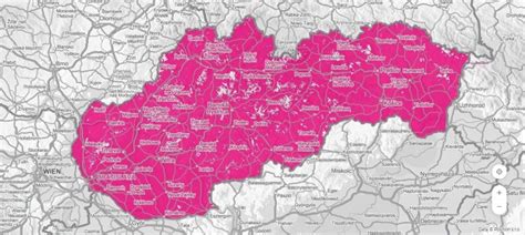 mapa pokrytia servisom