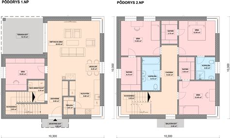 Pôdorys prízemia moderného domu