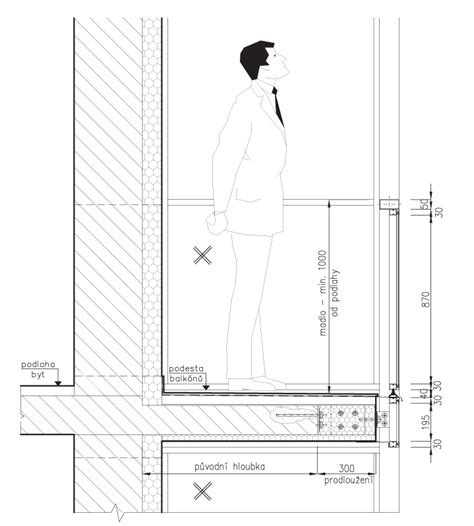 Detail lodžie s vonkajším nábytkom a rastlinami