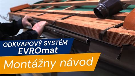 Ilustračný obrázok montáže odkvapového systému