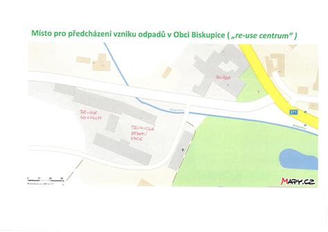 Mapa lokalizácie projektu Pod Biskupice