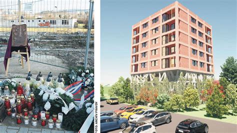 Zničená bytovka na Mukačevskej ulici po výbuchu