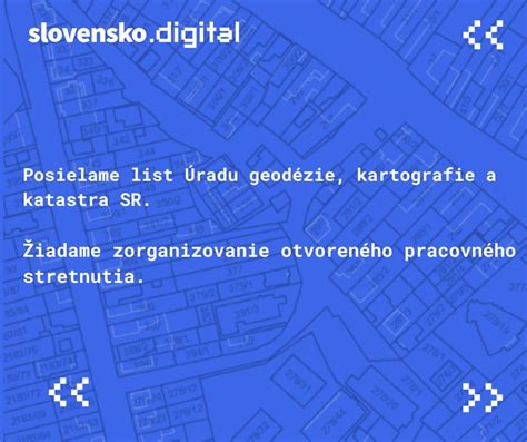 Ilustračná fotografia budovy Úradu geodézie, kartografie a katastra SR