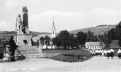 Mapa obce Čierne pri Čadci