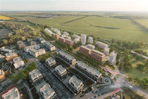 Vizualizácia modernej rezidenčnej štvrte