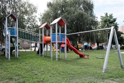 Detské ihrisko v areáli apartmánového domu