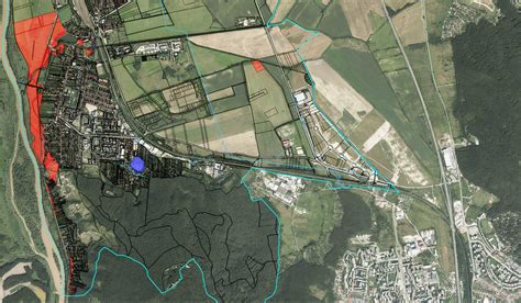 mapa mestskej časti Devínska Nová Ves s vyznačenými kľúčovými bodmi