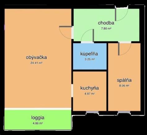 Pôdorys typickej dvojgarsónky