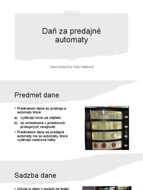 Infografika: Rozdelenie sadzieb dane za predajné automaty