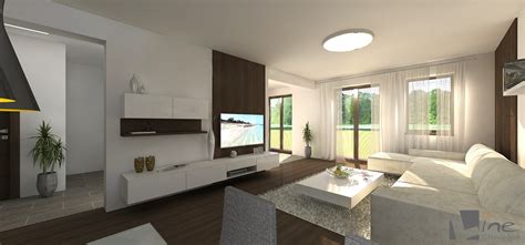 Interiér moderne zrekonštruovaného dvojizbového bytu