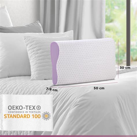 Ilustrácia rôznych typov vankúšov z pamäťovej peny