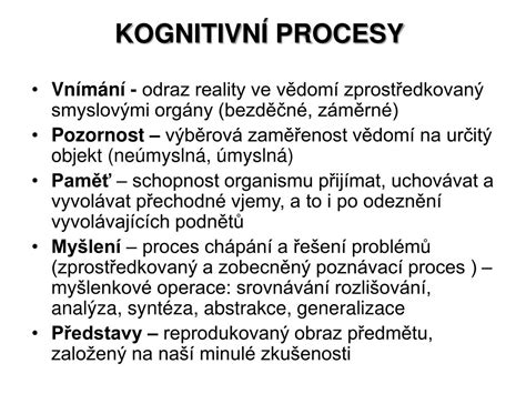 štruktúra mozgu a psychické procesy