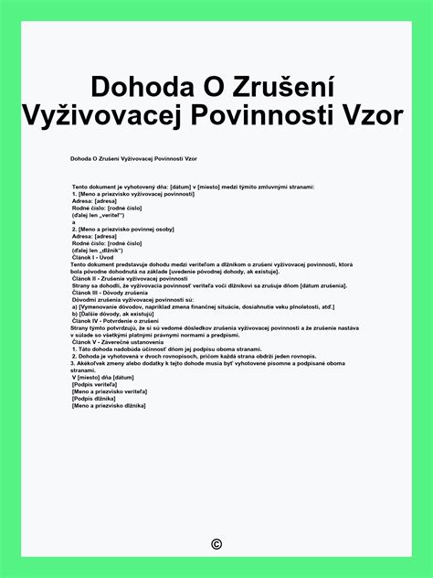 Infografika o vyživovacej povinnosti
