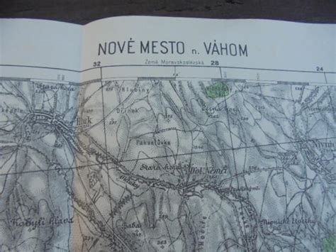 mapa oblasti Nové Mesto nad Váhom s vyznačenými Vaďovcami a okolitými obcami
