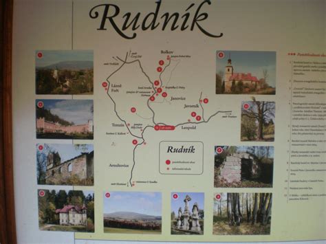 Mapa obce Rudník