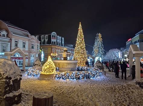 Vianočná výzdoba v Prešove