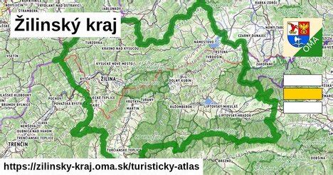 Žilinský kraj mapa