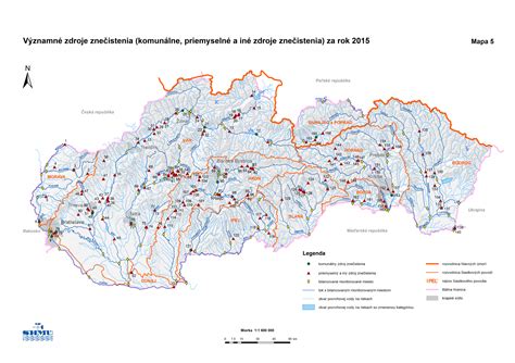 Mapa vodných tokov