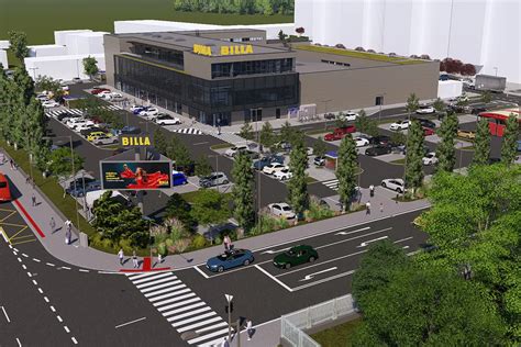 Moderná predajňa BILLA s unikátnym dizajnom