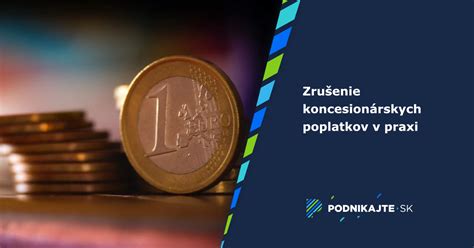 Ilustrácia symbolizujúca zrušenie koncesionárskych poplatkov