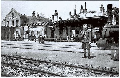 Historická fotografia železničnej stanice Zvolen
